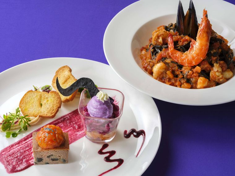 パスタとアンティパストミスト