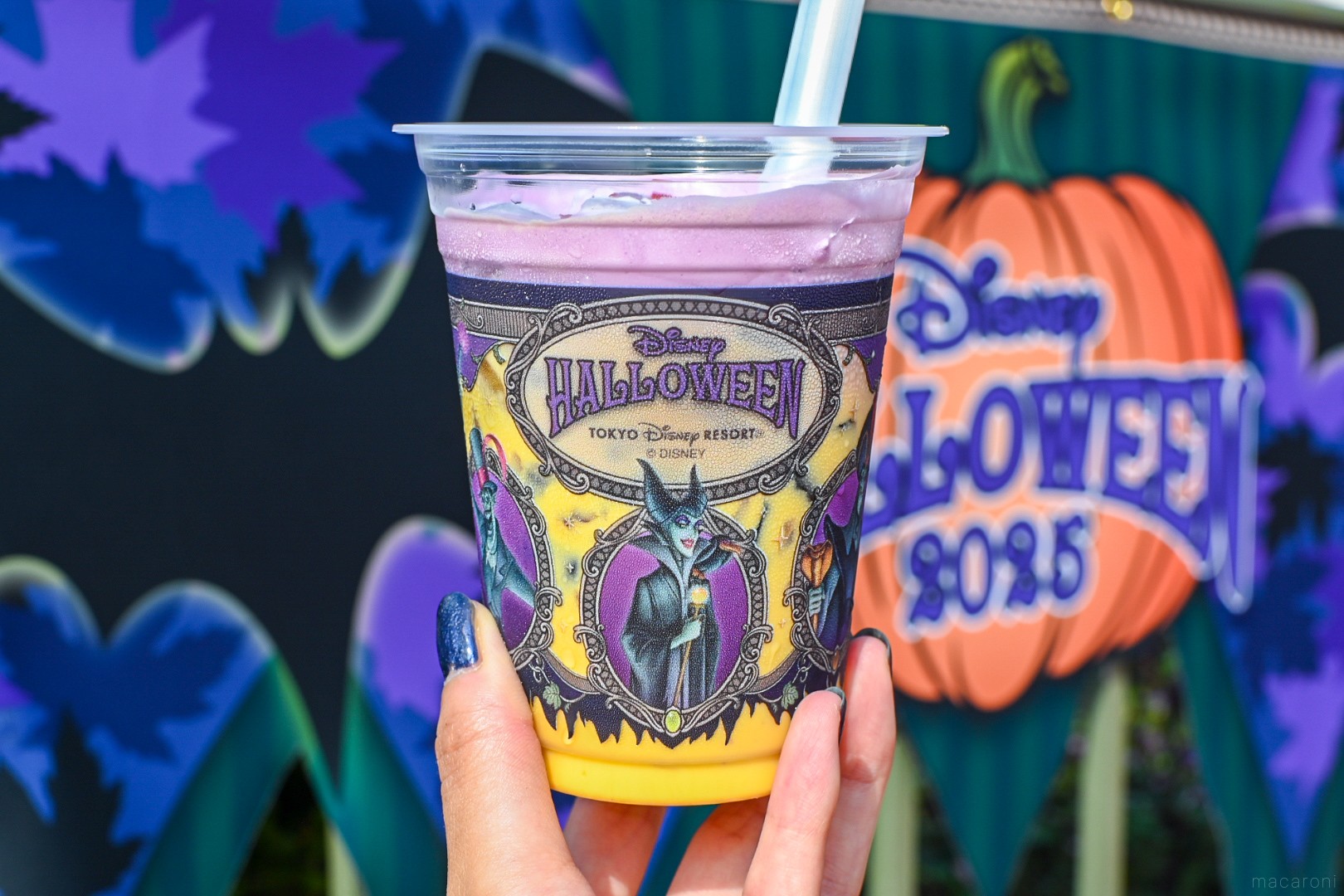 ディズニー ランド ドリンクボトル ハロウィン 2017年 水筒 紫 パープル ディズニー ランド ドリンクボトル ハロウィン 2017年 水筒 紫 パープル