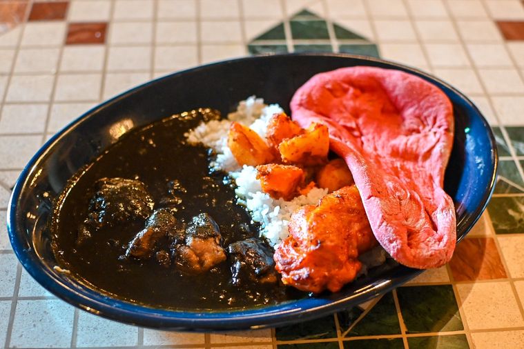 カレーのアップ