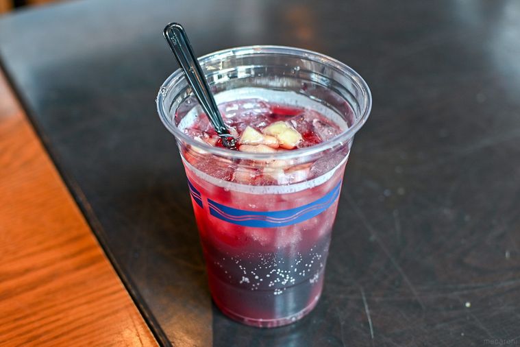 カクテルのアップ