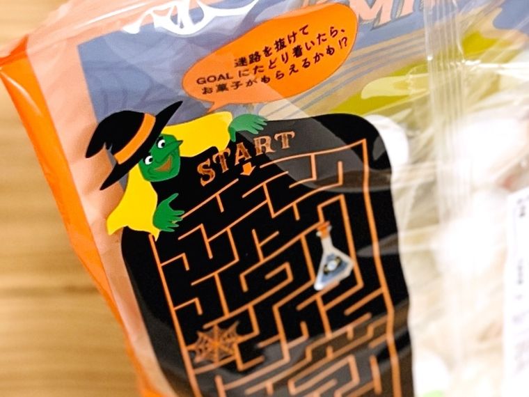 カルディのめだまマシュマロのパッケージ