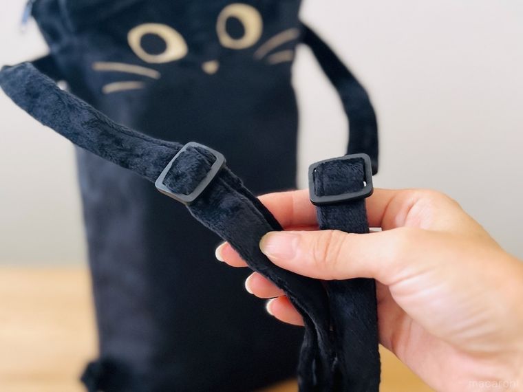 カルディのニャップザックのアジャスター部分