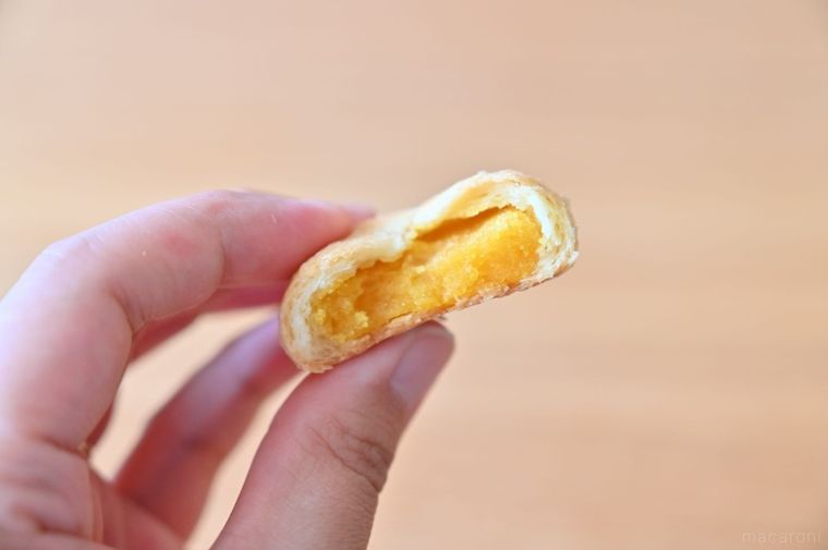 カルディかぼちゃパイの断面