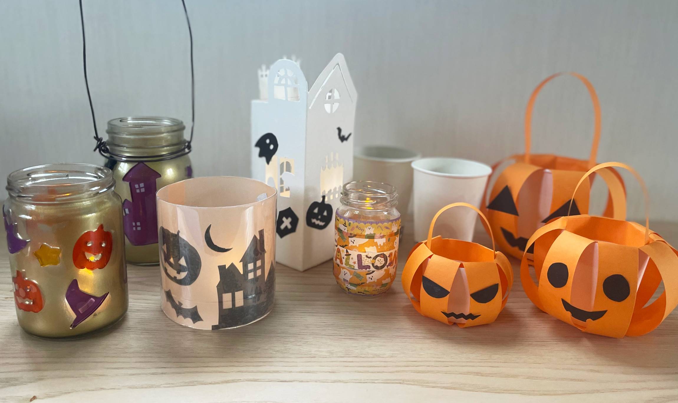 手作り】ハロウィンランタンの作り方5選！牛乳パックや100均グッズ活用