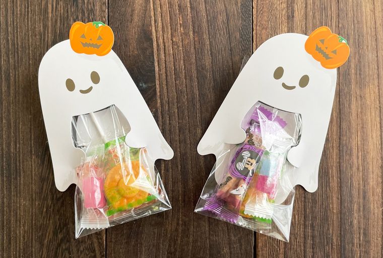 ダイソーのギミックギフトバッグを使ったラッピング例