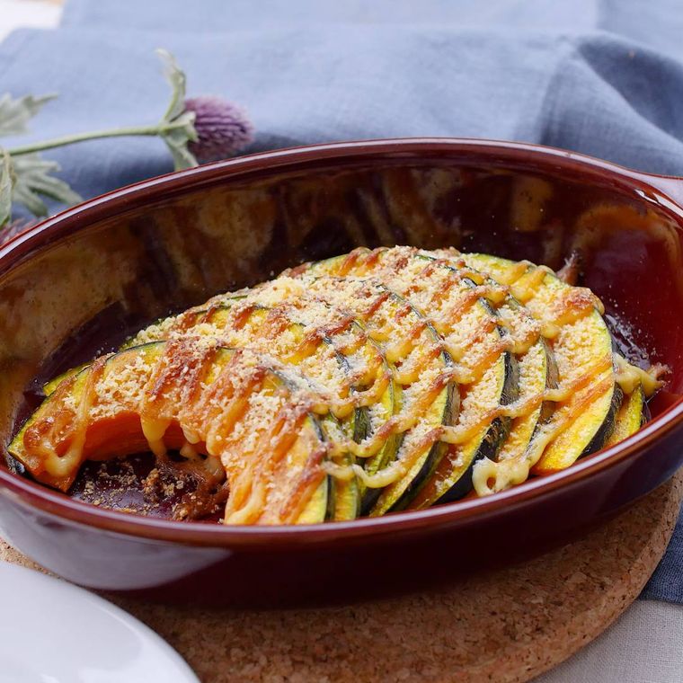 トースターで簡単かぼちゃのチーズマヨネーズ焼き