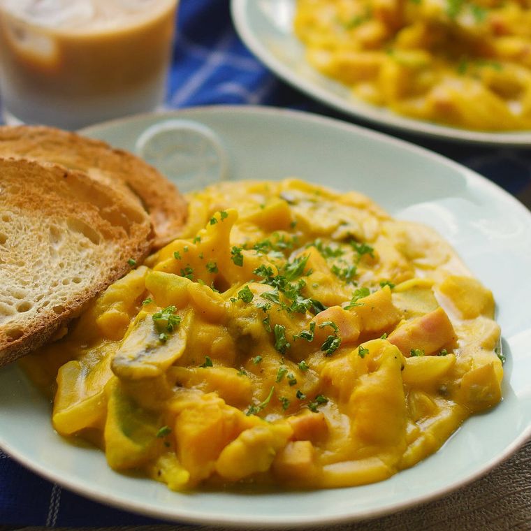 ルーいらずの本格派とろり濃厚かぼちゃシチュー