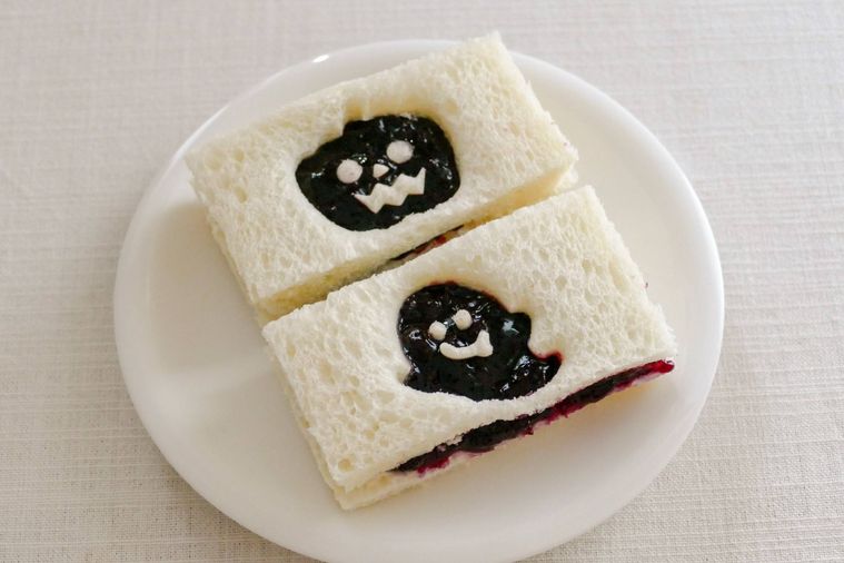 ハロウィンサンドイッチ