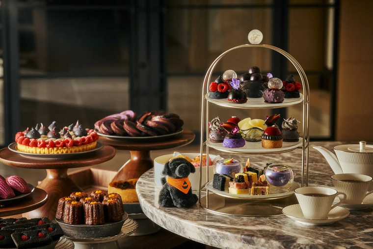 ゴシックハロウィン アフタヌーンティーのメニュー例