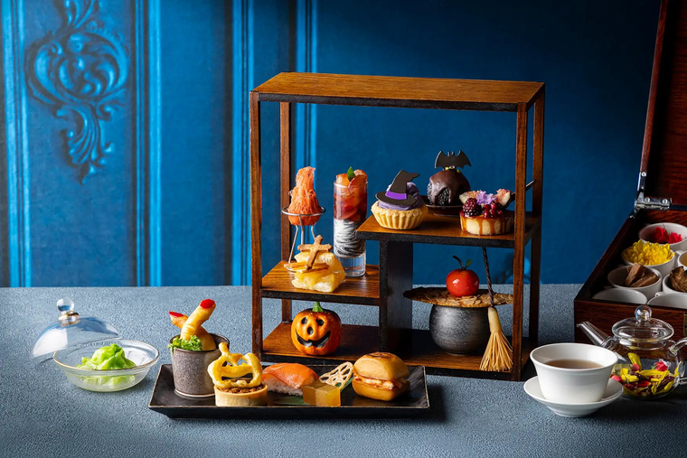 美巡アフタヌーンティー 魔女のスイーツマジックのメニュー例