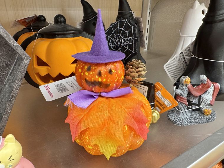 ダイソーに置かれているパンプキンミックスアレンジ