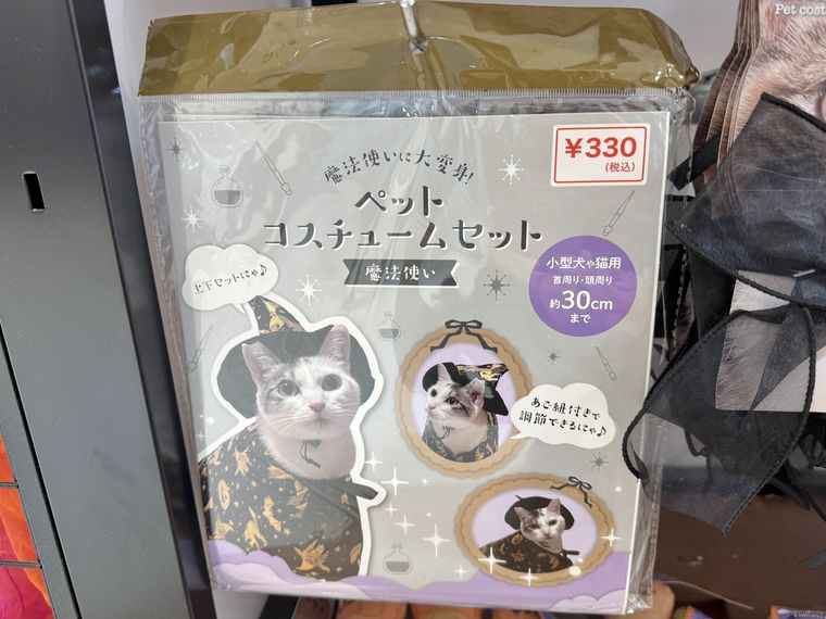 キャンドゥのペットコスチュームセット 魔法使い