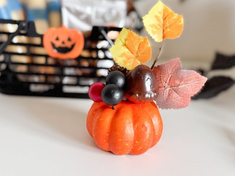 キャンドゥのパンプキン果実アレンジポット