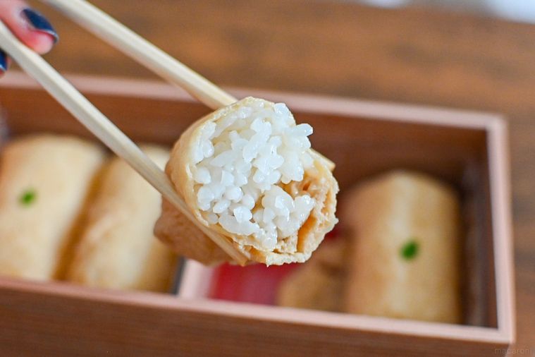 お稲荷さんの断面