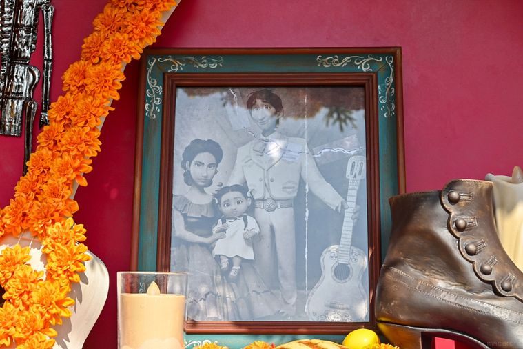 写真立てのアップ