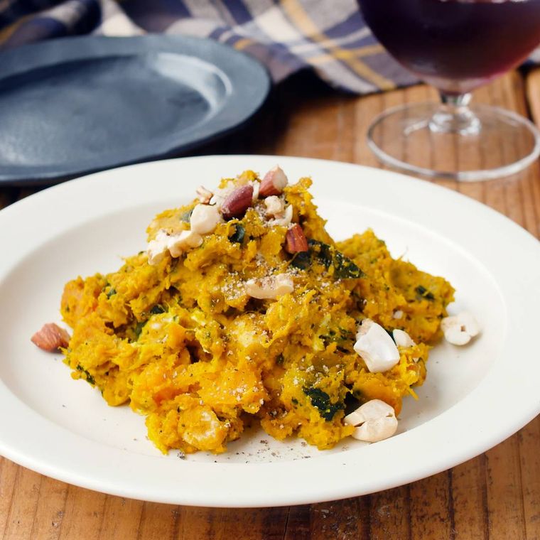 スパイシーかぼちゃサラダ