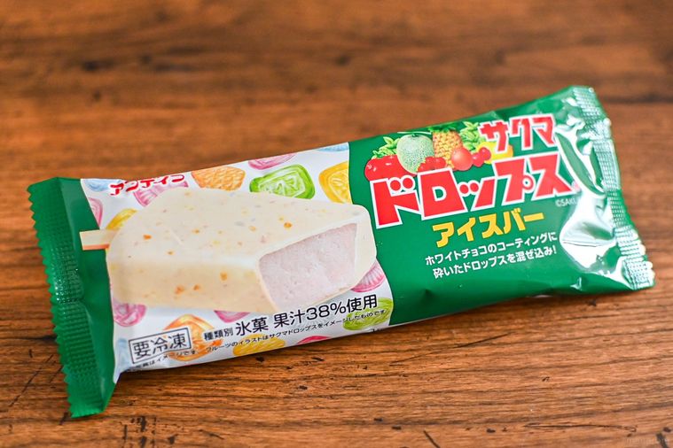 アイスのパッケージのアップ