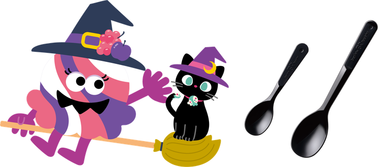 黒いスプーンとキャラクター