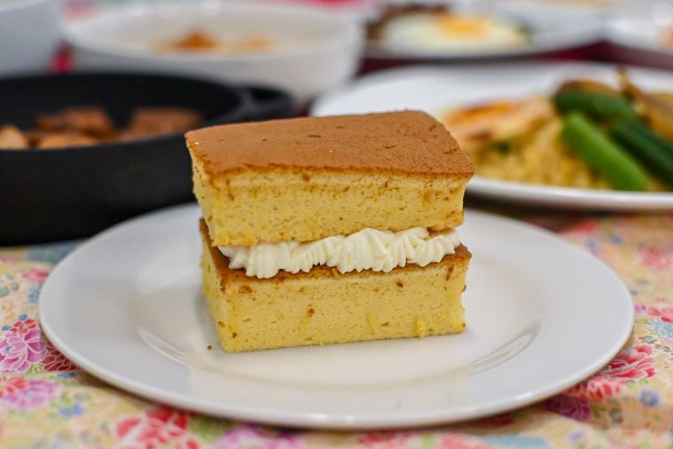 カステラのアップ