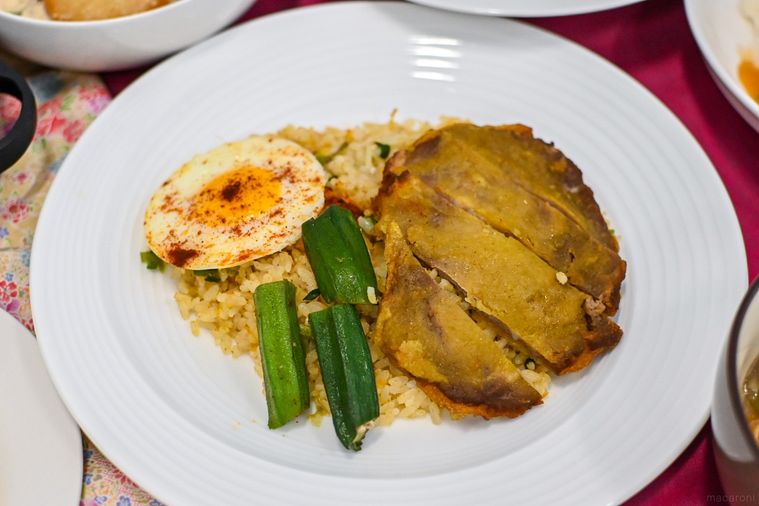 チャーハンのアップ