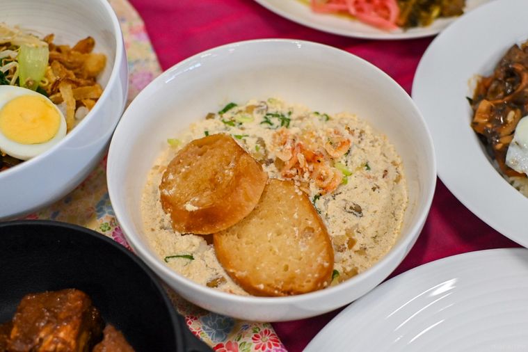 おかゆのアップ