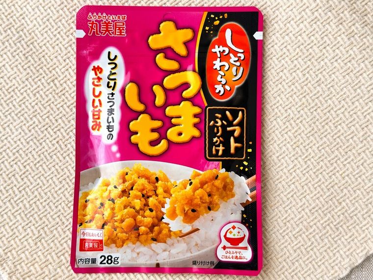 丸美屋ソフトふりかけ さつまいものパッケージ