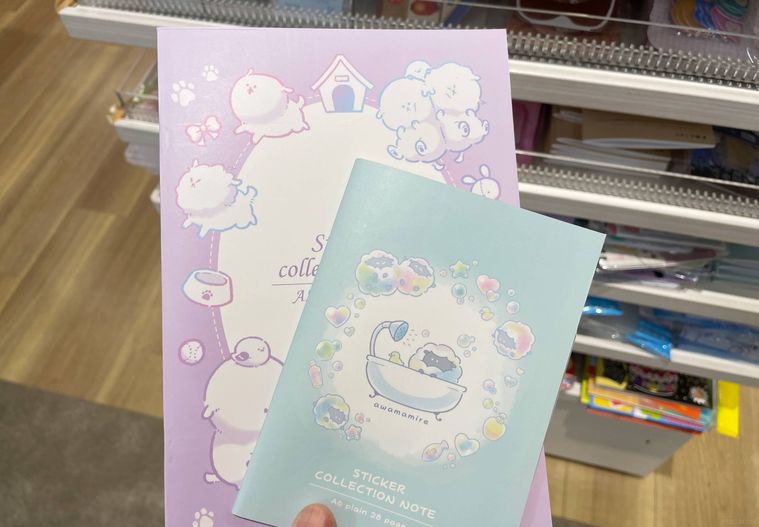 セリアのノートタイプシール帳