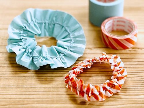 3分で完成マスキングテープでシュシュを作る方法とおすすめの使い方