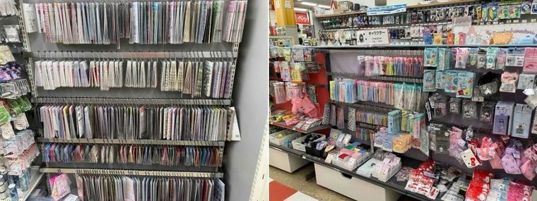 キャンドゥの2か所のシール売り場