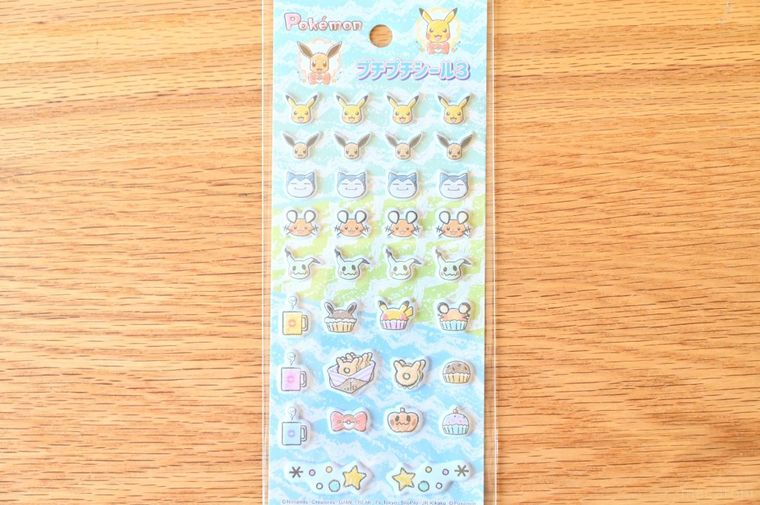 キャンドゥポケモン プチプチシールのパッケージ