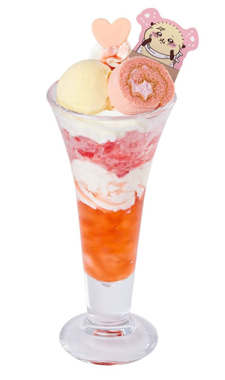 至上の一服ラッコのイチゴパフェ