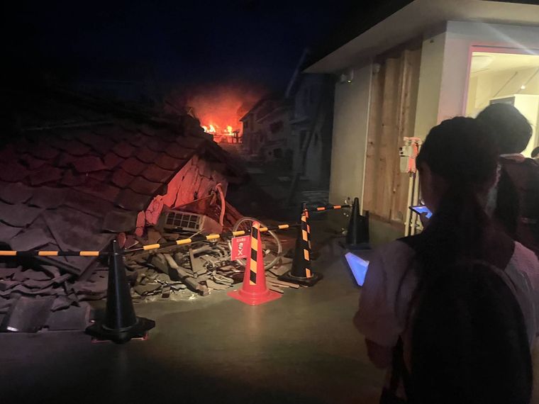 東京直下72時間ツアー中の様子