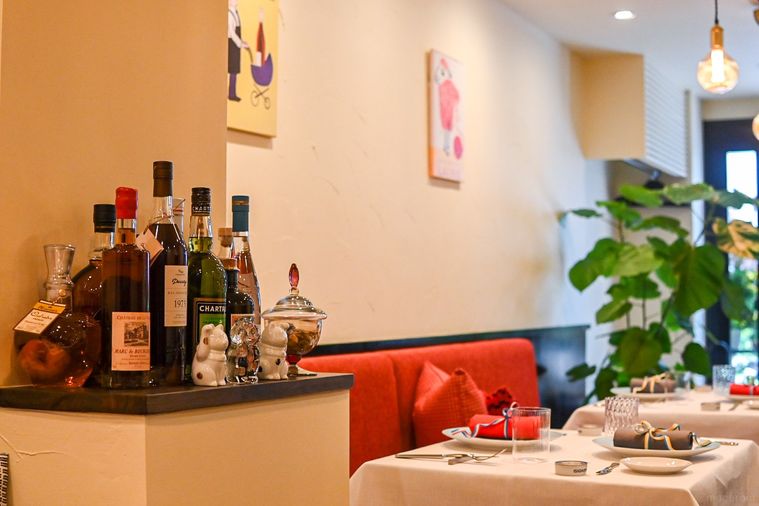 レストランの店内