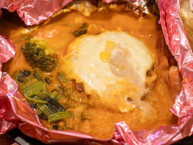 ココスちいかわのトマトクリーム包み焼きハンバーグ