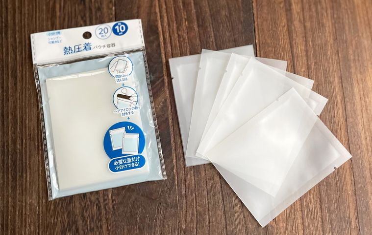セリア熱圧着パウチの中身