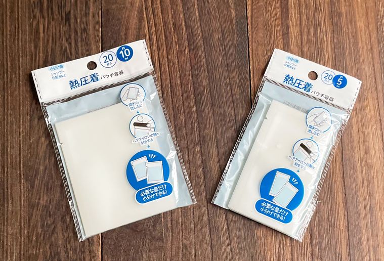 セリア熱圧着パウチのパッケージ写真