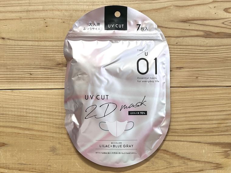 セリアのUV CUT 2D mask