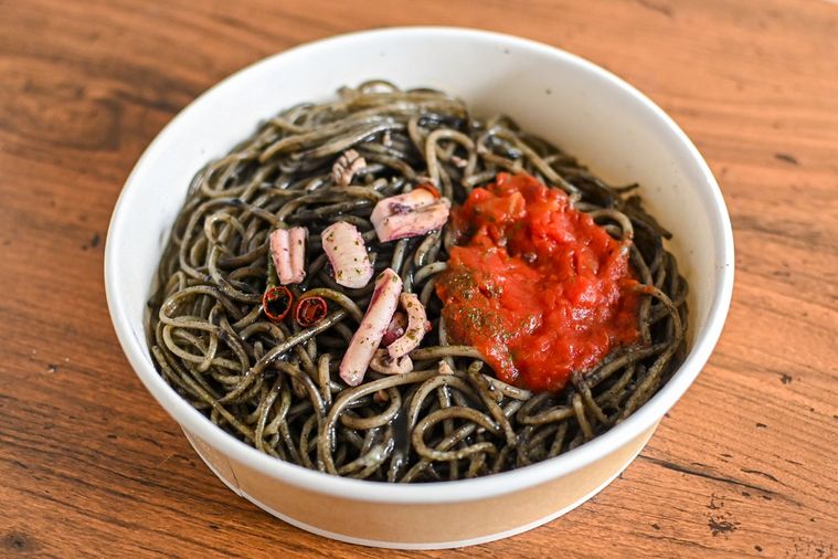 パスタのアップ