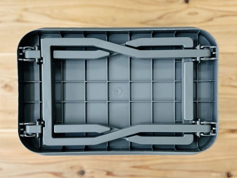 ダイソー高さが変えられるバスケットの底