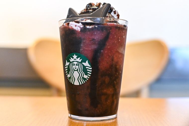 フラペチーノの中身のアップ