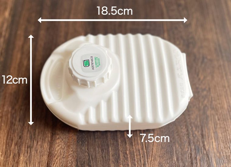 ダイソーで購入した湯たんぽ