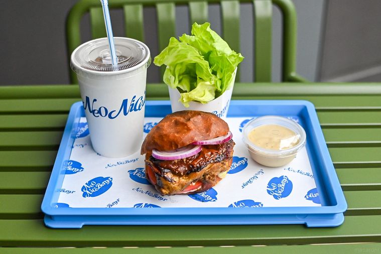 バーガーセットのアップ