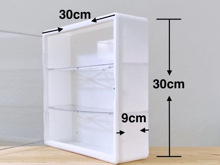 ダイソーのコレクションボックスのサイズ