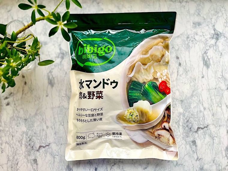 コストコの水餃子のパッケージ