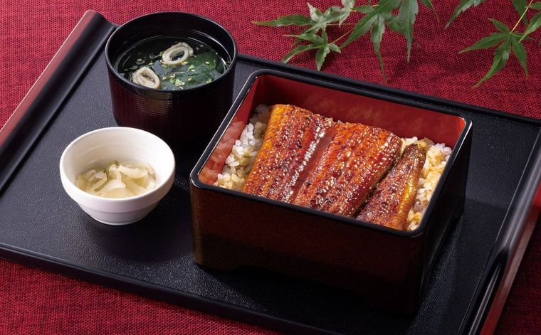 ガストのうな重吸い物漬物付き