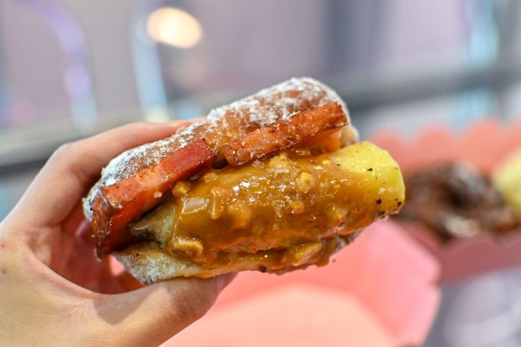 ドーナツのアップ