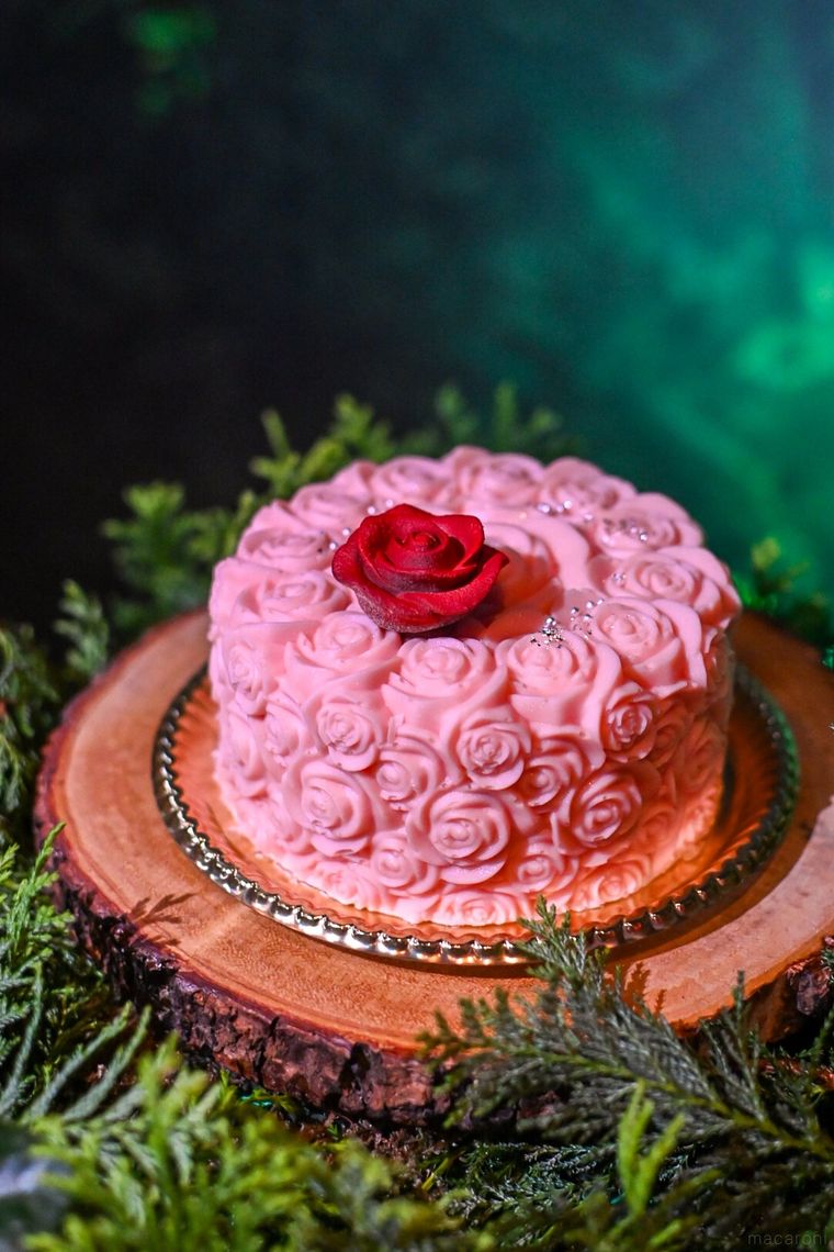 ケーキのアップ