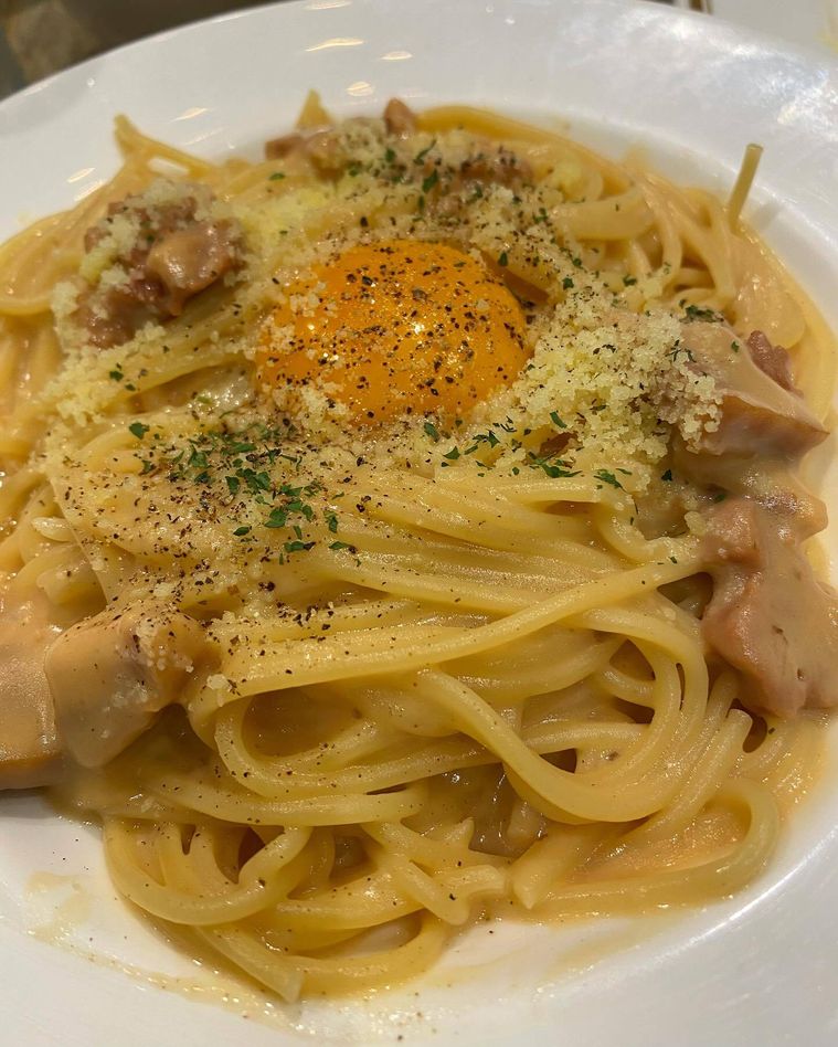 マスターズカフェ 薬院店のカルボナーラ