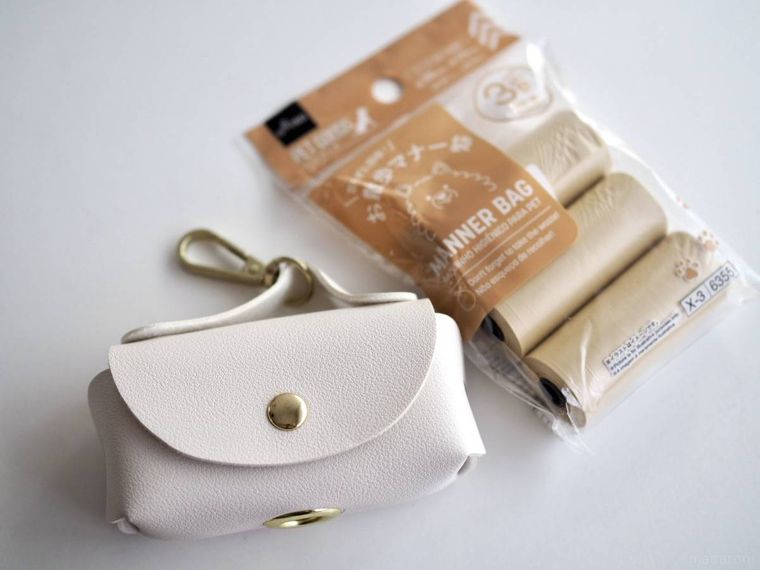 ダイソーのマナー袋ホルダー