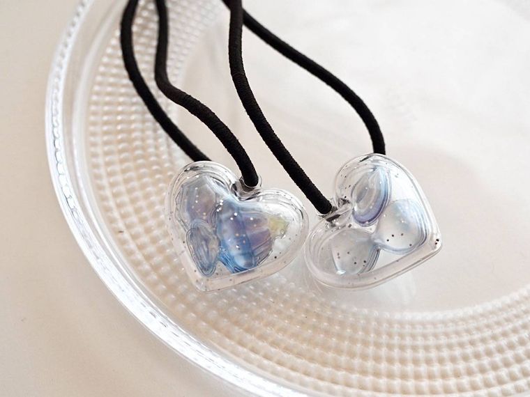 ボンボンドロップシールで作るヘアゴム